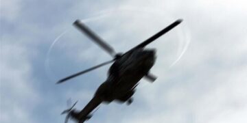 سقوط یک فروند بالگرد در اصفهان